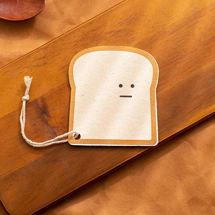 Biodegradable Toast-Shaped Cleaning Sponge Set