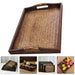 Sustainable Elegance: Luxurious Teak and Bamboo Tea Tray for an Elevated Tea Experience