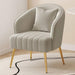 Chic Cream Velvet Lounge Armchair