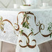 Festive Waterproof Polyester Christmas Lightweight Tablecloth for Holiday Partie