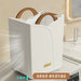 Elegant Space-Saving Laundry Basket for Convenient Organization