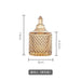 Amber Radiance Crystal Glass Storage Jar with Lid for Jewelry and Event Decor