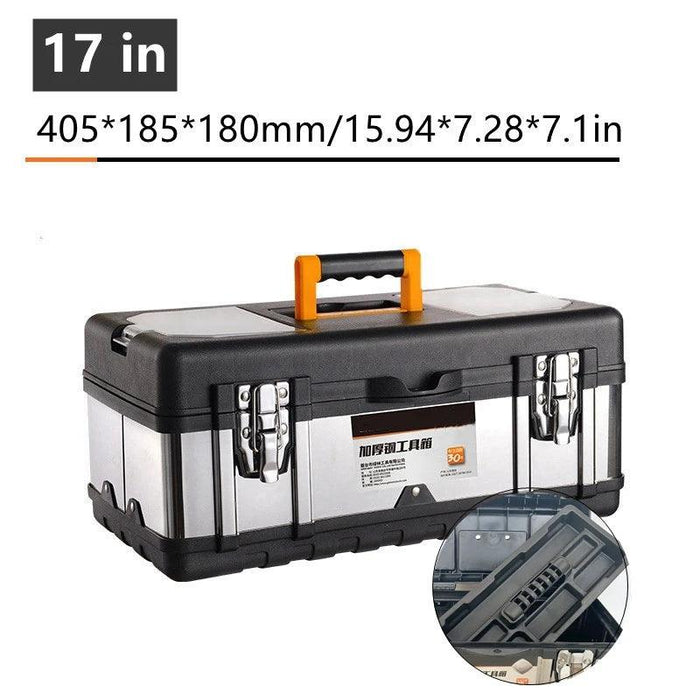 Heavy-Duty Stainless Steel Tool Storage Box for Professionals