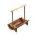 Elegant Bamboo Snack Tray for Dried Fruits and Desserts - Portable Refreshment Organizer