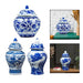 Elegant Chinese Porcelain Ginger Jar: Stylish Multi-Functional Decorative Container