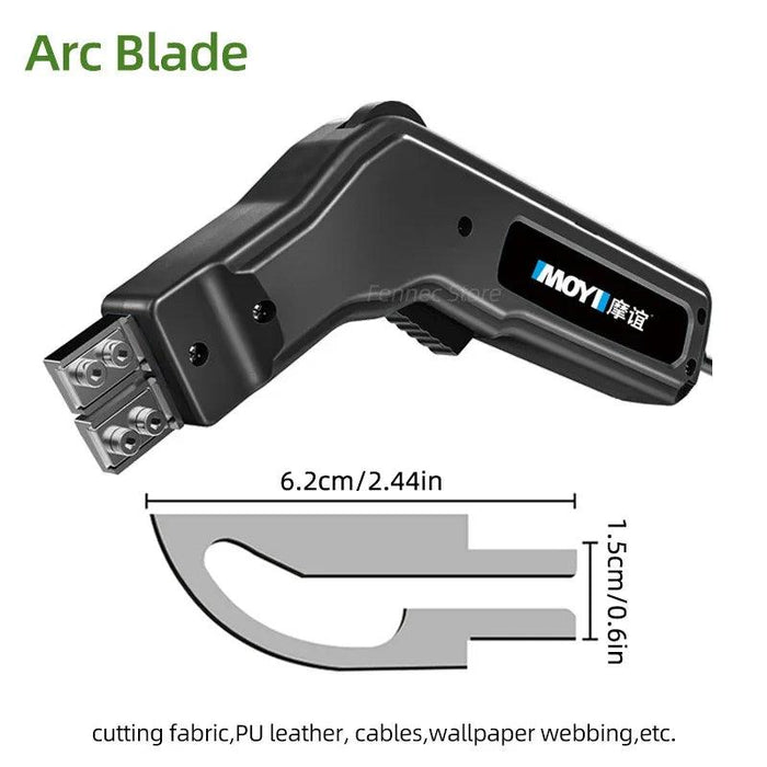 Adjustable Temperature Electric Fabric and Foam Cutter with Universal Plug Compatibility