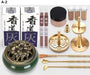 Brass Incense Creation Kit - Versatile Incense Burner Accessories for Yoga, Meditation, and Home Fragrance