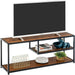 Contemporary 65" TV Stand with Unique 2+3 Storage Design - Versatile Entertainment Solution