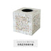 Elegant Handcrafted Mother of Pearl Tissue Box - Unique Artisan Decor for a Chic Home Upgrade