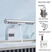 Elegant 2-in-1 Automatic Hand Dryer and Touchless Faucet for Contemporary Bathrooms and Hotels