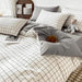 Ins Green Grid Bedding Set