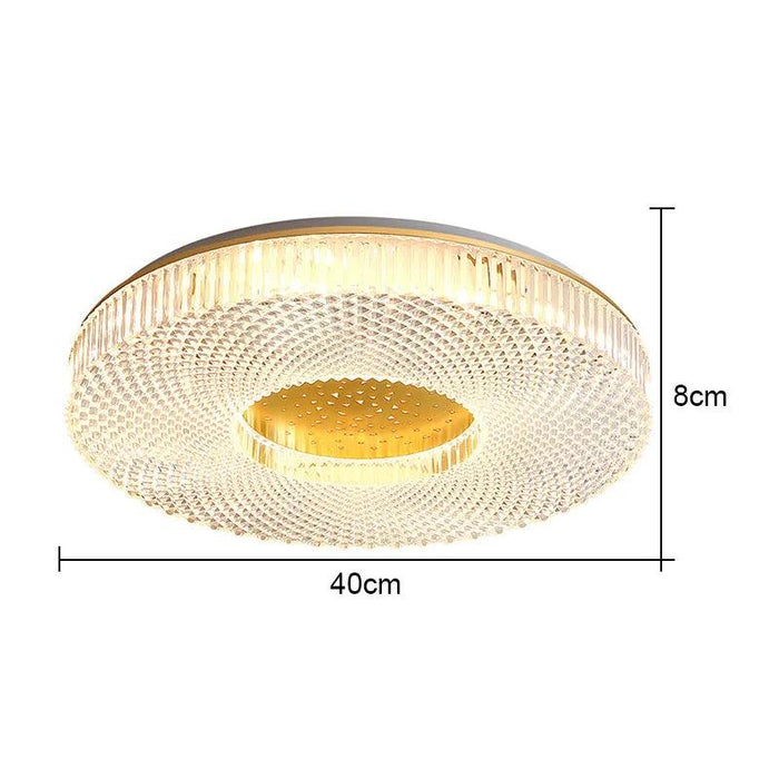 Chic LED Round Acrylic Ceiling Light for Luxurious Home Decor