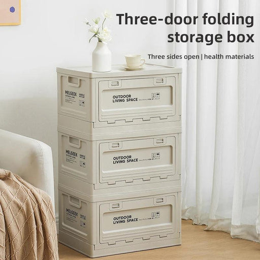 3-Piece Extra Large Folding Storage Box Set for Clothes, Toys, and Household Items