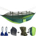 Outdoor Adventure Hammock with Insect Protection - Lightweight Portable Hanging Bed for Camping Comfort