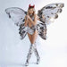 Majestic Carnival Butterfly Fairy Costume with Dazzling Wings for Spectacular Performances