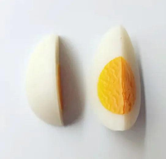 Lifelike Artificial Boiled Egg for Kitchen Decor and Photography Use