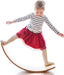 Natural Wood Wobble Board - 35 Inch Balance Rocker for All Ages