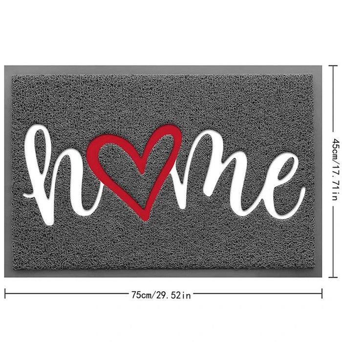 Charming PVC Welcome Mat - Elegant Design for Indoor and Outdoor Spaces