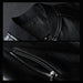 Men's Slim Fit Collarless Faux Leather Baseball Jacket - Trendy Korean Style