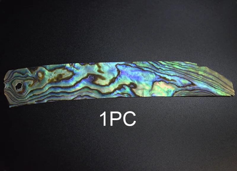 Stunning Natural Abalone Shell Fish Tail Pieces for Creative Jewelry and Instrument Inlays