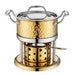 Solo Dining Stainless Steel Pot Set with Integrated Alcohol Burner