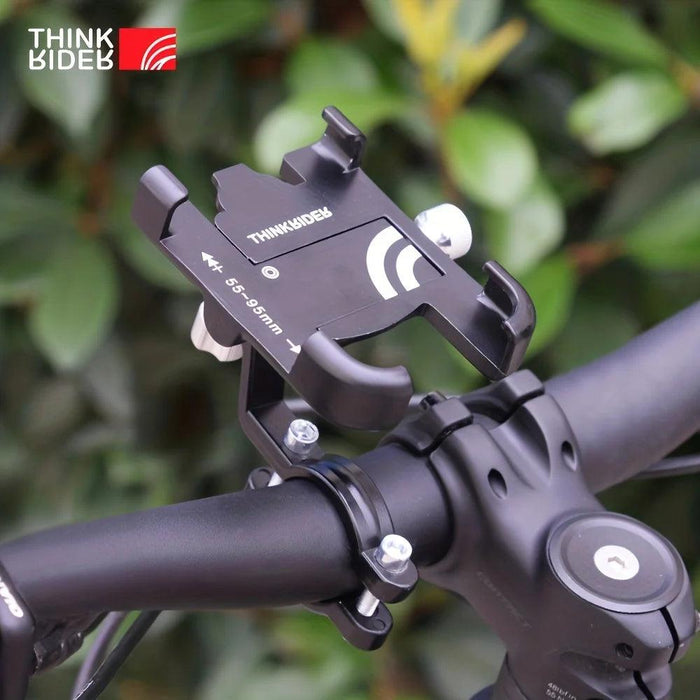 ThinkRider MTB Adjustable 360° Rotating Phone Holder for Bicycles - Non-slip Aluminum Bike Mount