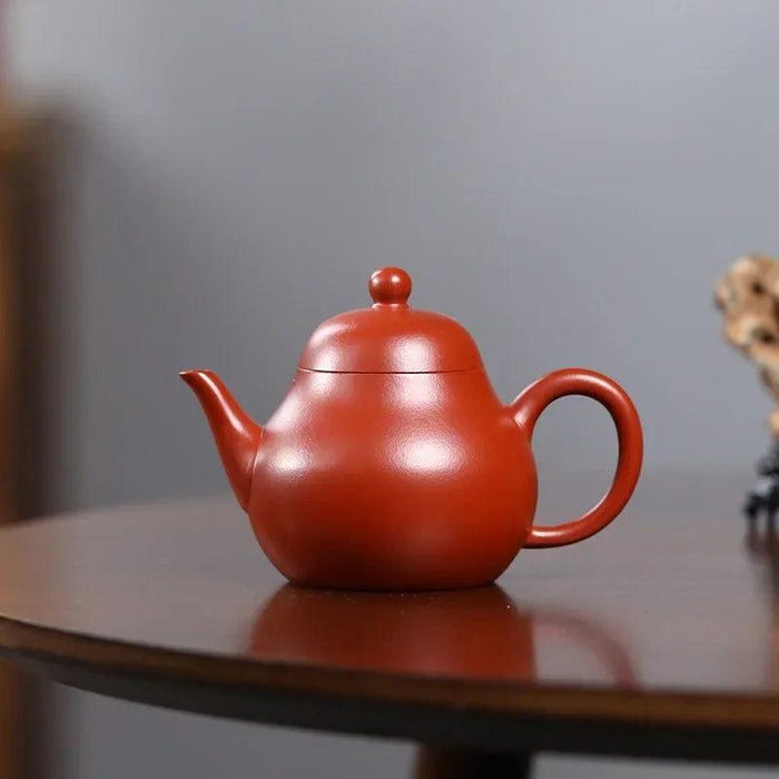 Elegant 120ml Authentic Yixing Purple Clay Teapot - Handcrafted Travel Tea Set