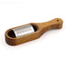 Elegant Acacia Wood and Stainless Steel Cheese Grater with Collector Box