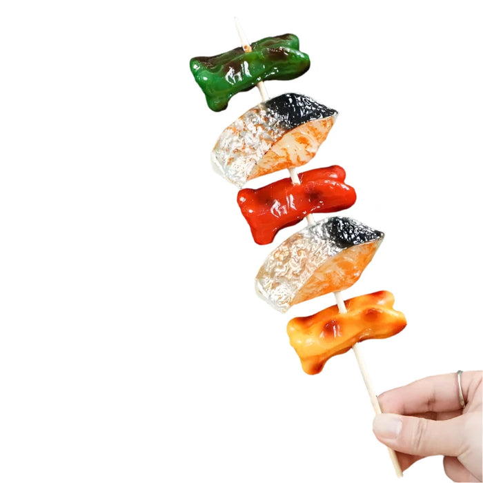 Realistic Barbecue Simulation Skewers for Creative Cooking Displays and Fun Play