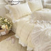 Elegant 3-Piece Lace Bedding Set with Pillowcases