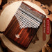 Professional 21-Key Kalimba with Sound Hole - Rosewood Acacia Wood Mbira for Beginners