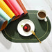 Elegant PVC Leather Table Mats - Modern & Functional