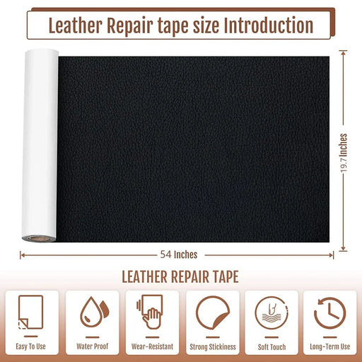 Leather Restoration Patch - Easy Fix for Furniture, Garments, and Shoes