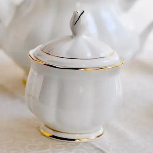 Elegant European Bone China Tea Set with Phnom Penh Teapot