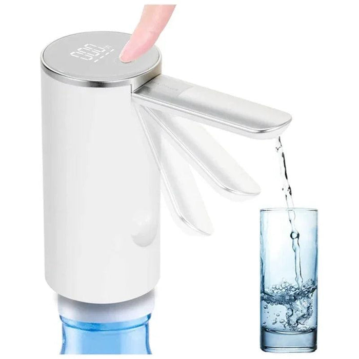 Smart Foldable Electric Water Dispenser - Portable Touch-Controlled Rechargeable Bottle Pump