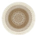 Eco-Friendly Non-Slip Jute Round Placemats - Elegant Dining Table Accessories for Entertaining and Celebrations