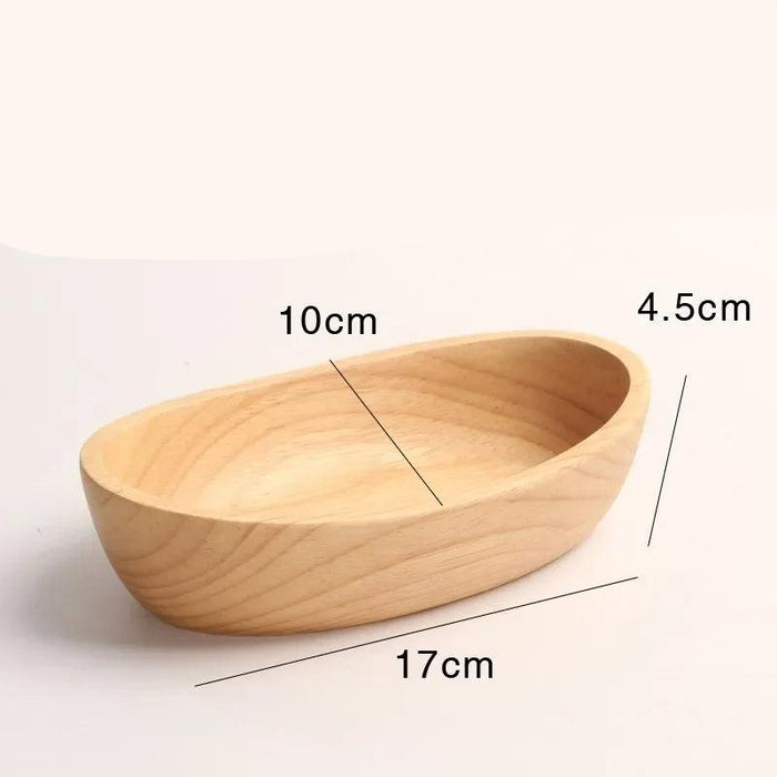 Elegant Acacia Wood Serving Bowl - Perfect for Nuts, Sushi, and Dried Fruits