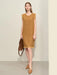 Summer Women's Chic Minimalist Sleeveless Knit Dress