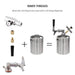 Ultimate Craft Beer Mini Keg Dispenser - Portable Stainless Steel Home Brewing System