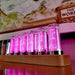 Retro RGB Nixie Tube Clock with Stylish Wooden Base - LED Alarm Timepiece for Unique Desktop Decor and Gifting