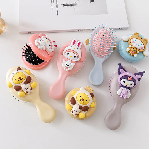 Whimsical Anime Character Hair Care Set - Cute Hair Accessories for Girls