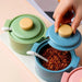 Elegant Ceramic Spice Storage Set - Stew Cup, Oil Dispenser, and Sauce Container