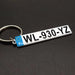 Customizable Car Plate Keychain - Thoughtful Gift for Auto Lovers