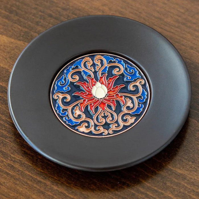 Zen-Inspired Kung Fu Tea Coasters - Heat-Insulating Round Mats for Teaware and Beverage Enjoyment