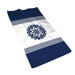 Customizable Luxurious Navy Blue Microfiber Towel - Your Perfect Travel Companion