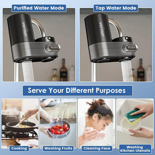 Premium Faucet Water Filter System - Enhance Taste and Save Money Effortlessly