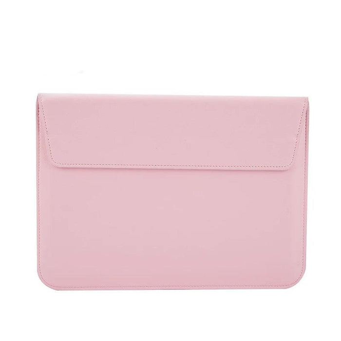 Sleek PU Leather Laptop Sleeve - Compatible with MacBook and Huawei - Chic Tech Accessory for Everyday Use