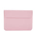 Sleek PU Leather Laptop Sleeve - Compatible with MacBook and Huawei - Chic Tech Accessory for Everyday Use