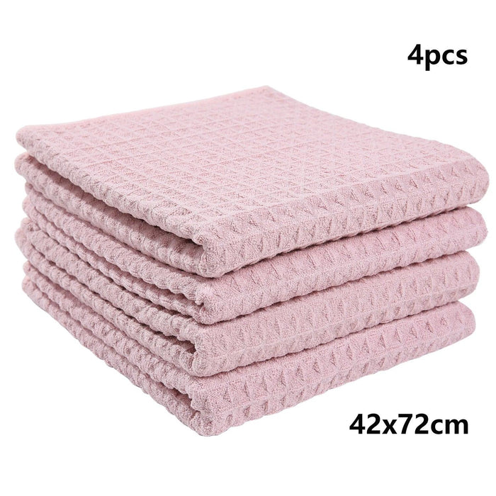 Homaxy Ultra-Soft 6-Pack Microfiber Cleaning Towels - Multi-Purpose Kitchen Essentials