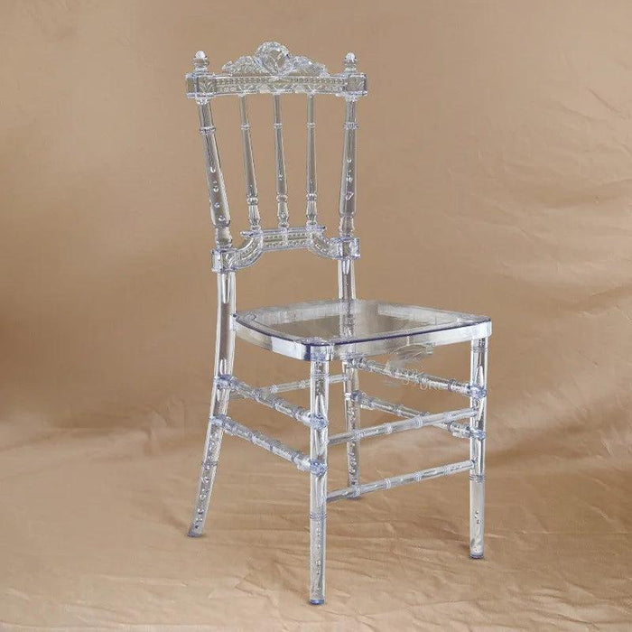 Elegant 50-Piece Clear Acrylic Chiavari Chairs for Sophisticated Celebrations